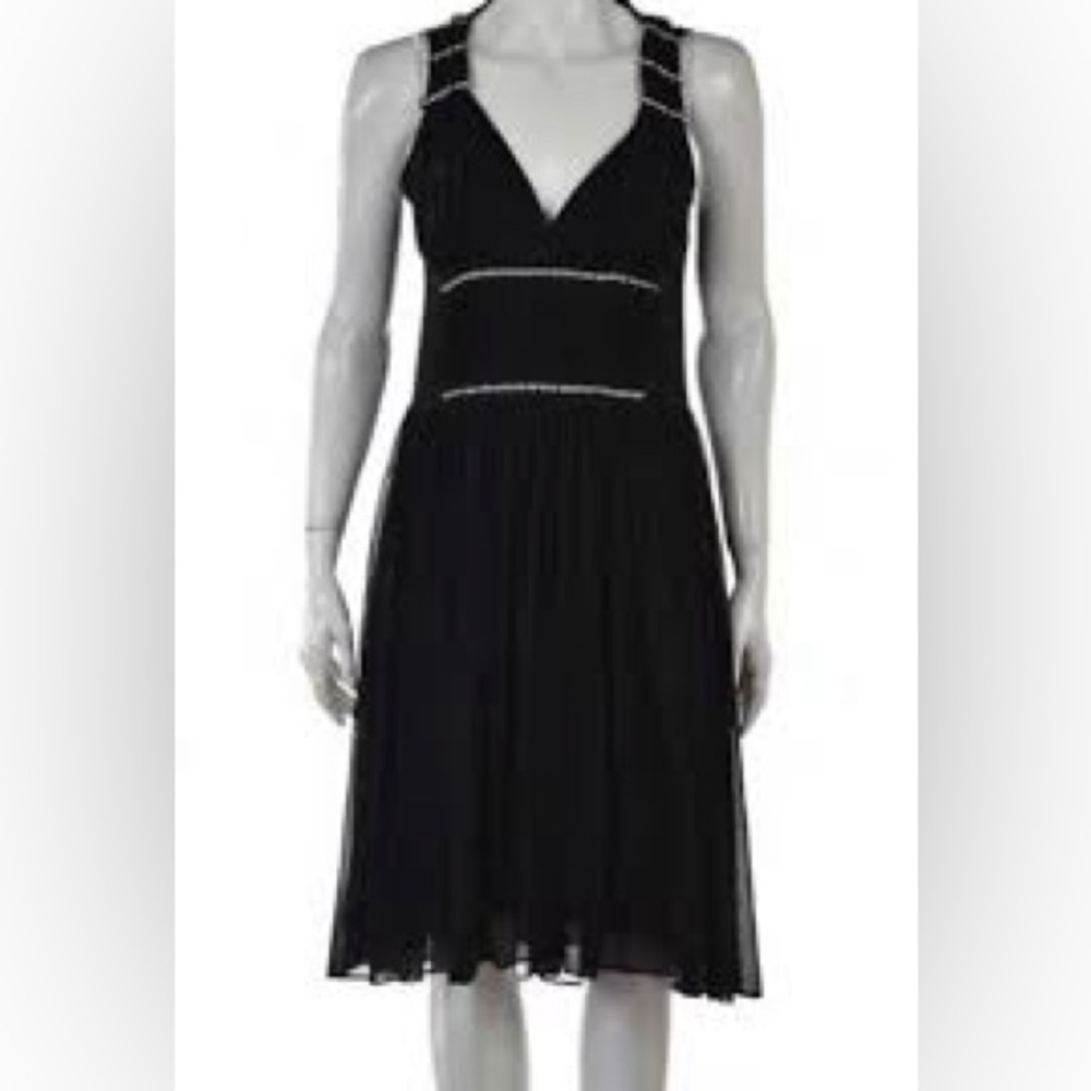 Theory Elegant Black Cocktail Dress Size 2